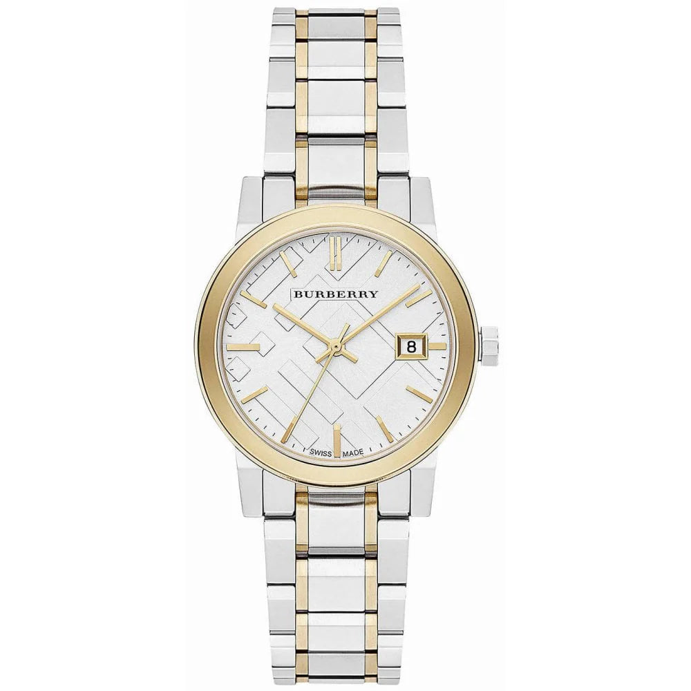 BURBERRY THE CITY, TWO-TONE LADIES WATCH – BU9115