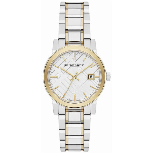 BURBERRY THE CITY, TWO-TONE LADIES WATCH – BU9115