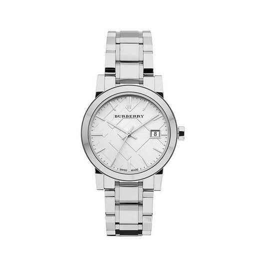 Burberry The City, Silver Dial Stainless Steel Women's Watch – BU9100