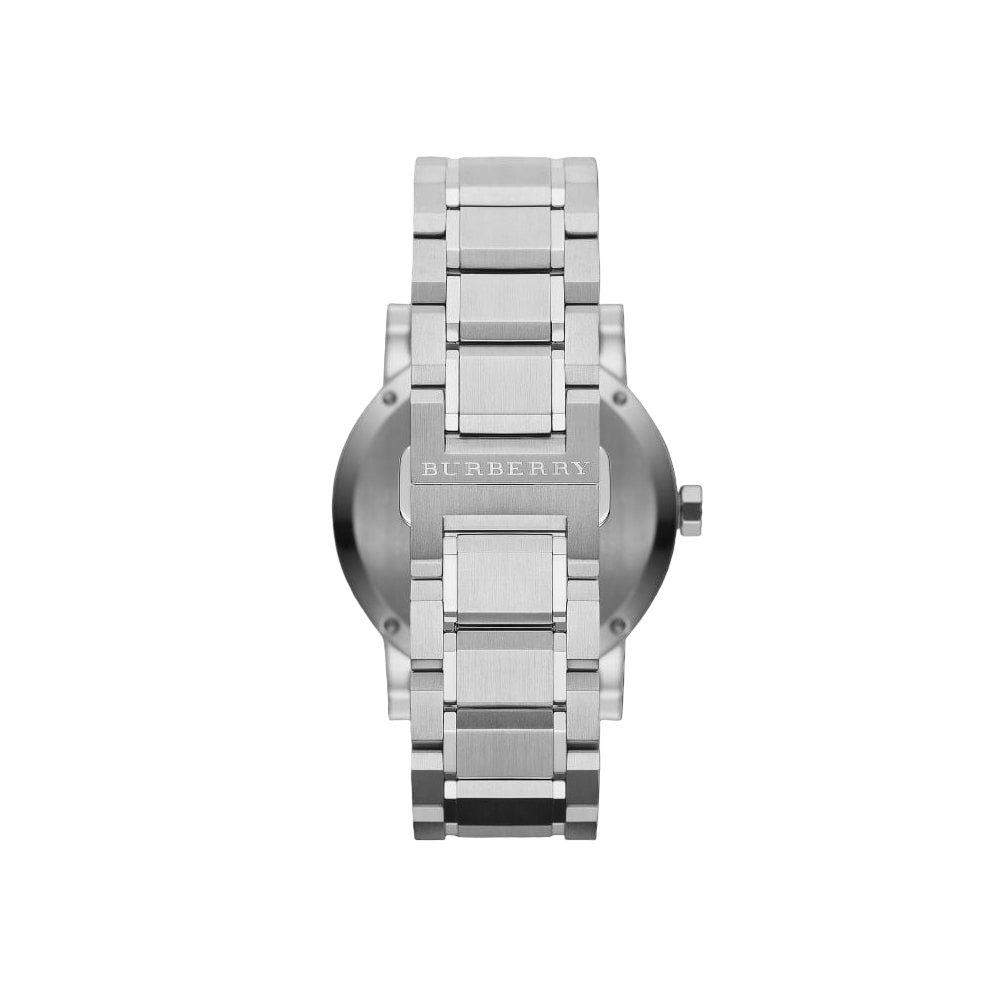 Burberry The City, Black Dial Stainless Steel Men’s Watch – BU9901