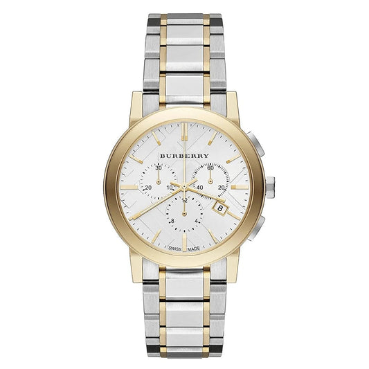 BURBERRY THE CITY, TWO-TONE CHRONOGRAPH UNISEX WATCH – BU9751