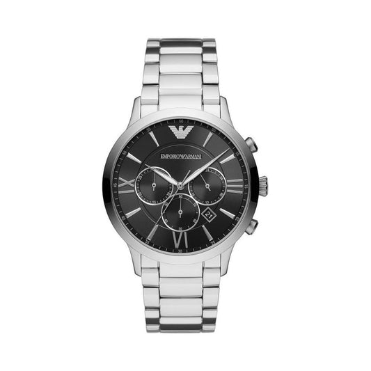 Emporio Armani Giovanni Chronograph Quartz Black Dial Mens Watch