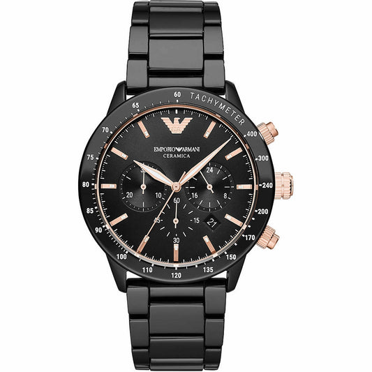 EMPORIO ARMANI MENS MARIO CHRONOGRAPH WATCH