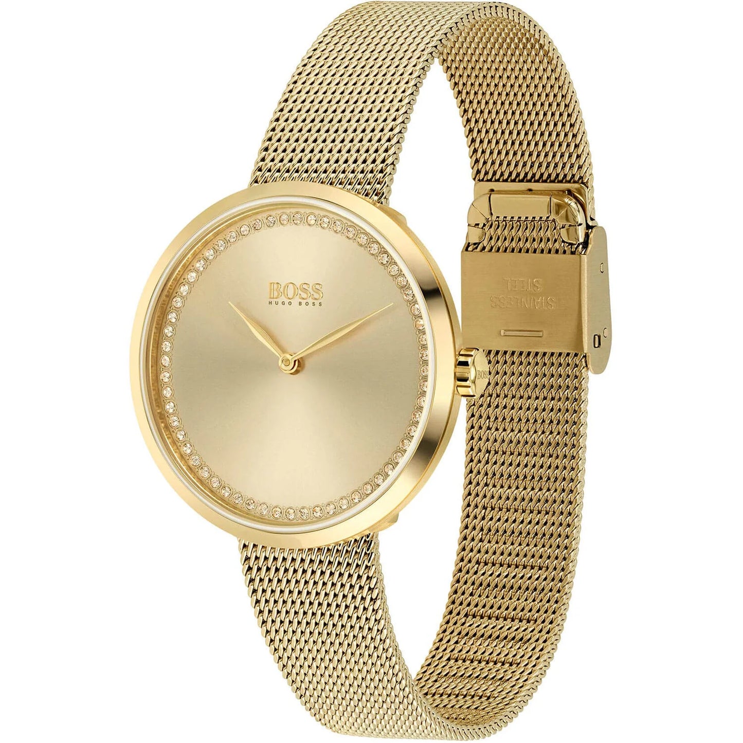 HUGO BOSS PRAISE, GOLD LADIES WATCH - 1502547