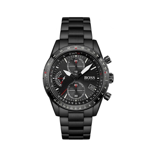 HUGO BOSS PILOT, BLACK CHRONOGRAPH MENS WATCH - 1513854