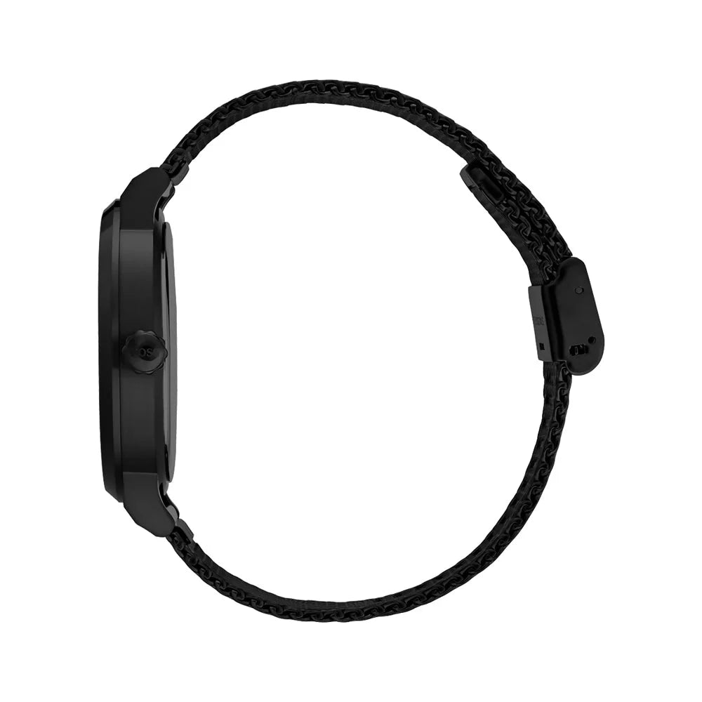 Hugo Boss Oxygen, All-Black Minimalist Men’s Watch – 1513636