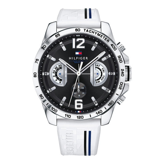 Tommy Hilfiger Decker, White Chronograph Men’s Watch – 1791475