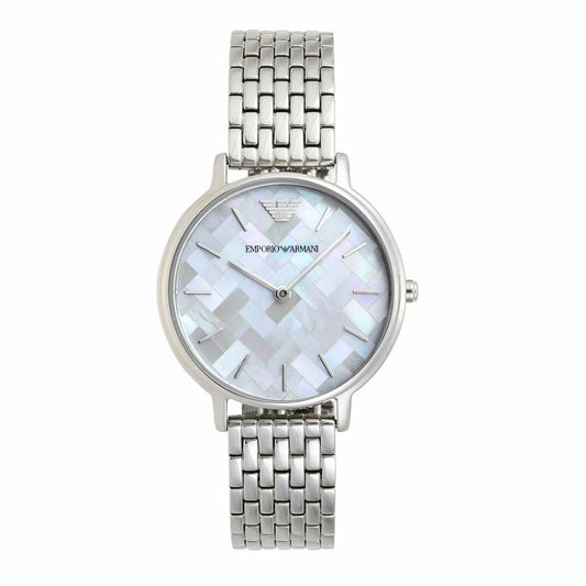 Emporio Armani Kappa, Mother-of-Pearl Dial Quartz Women's Watch – AR11112