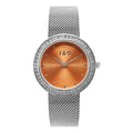 JAG HENLEY BRONZE DIAL W SILVER MESH BAND J2888A