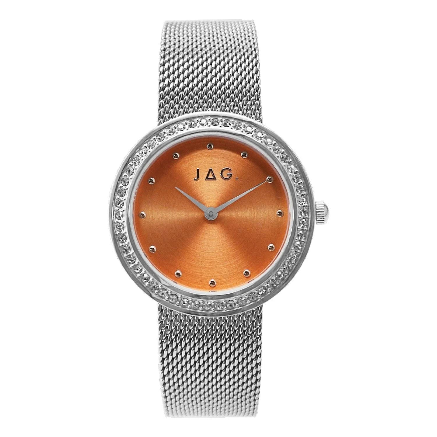 JAG HENLEY BRONZE DIAL W SILVER MESH BAND J2888A