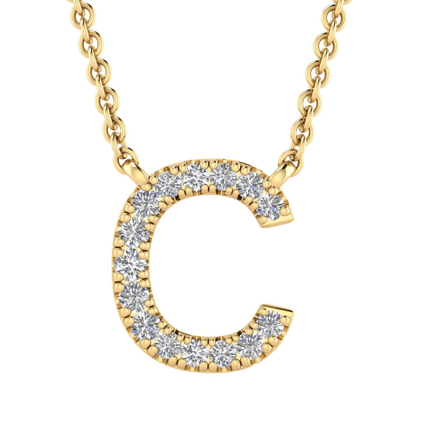 Eliana Diamond Initial Necklace