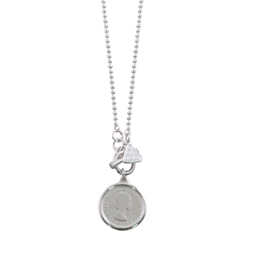 SIXPENCE BALL CHAIN NECKLACE