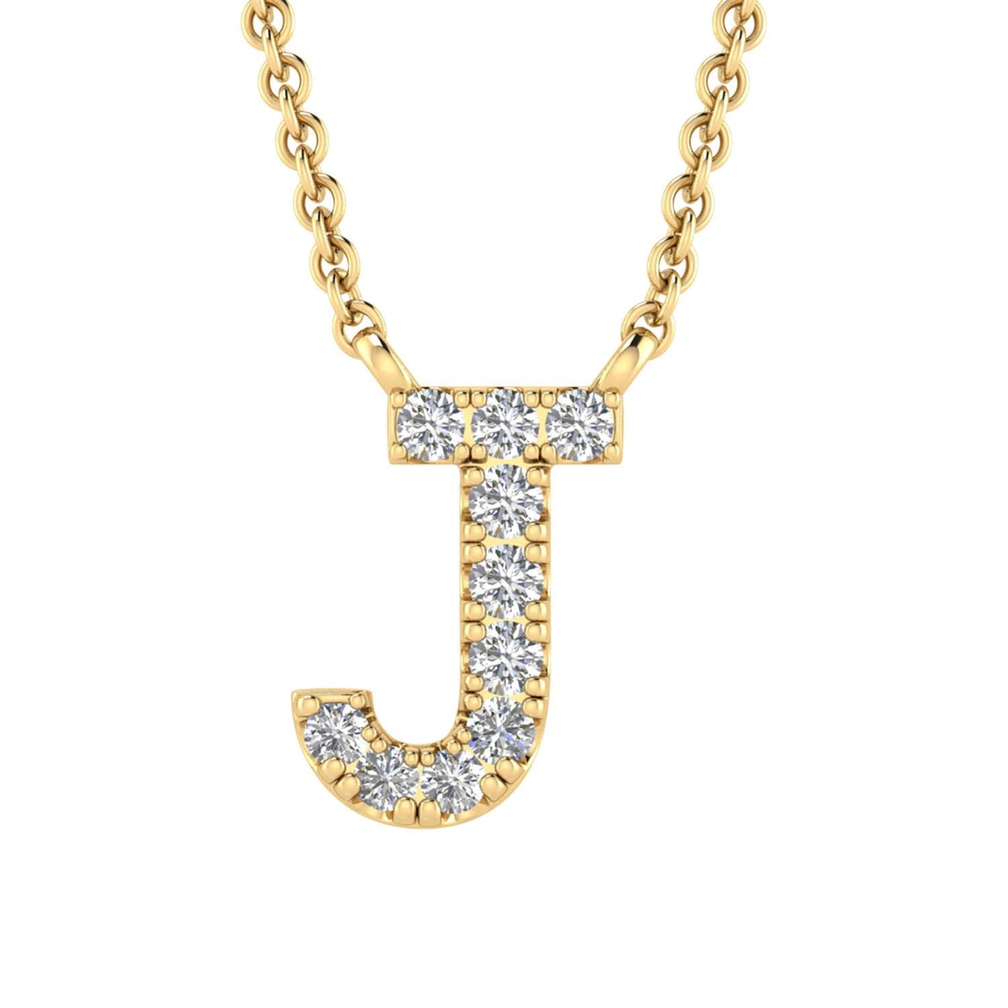 Eliana Diamond Initial Necklace