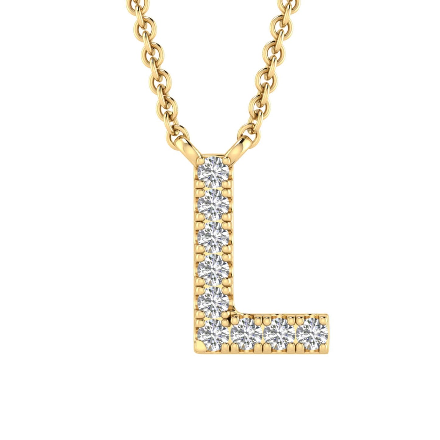Eliana Diamond Initial Necklace