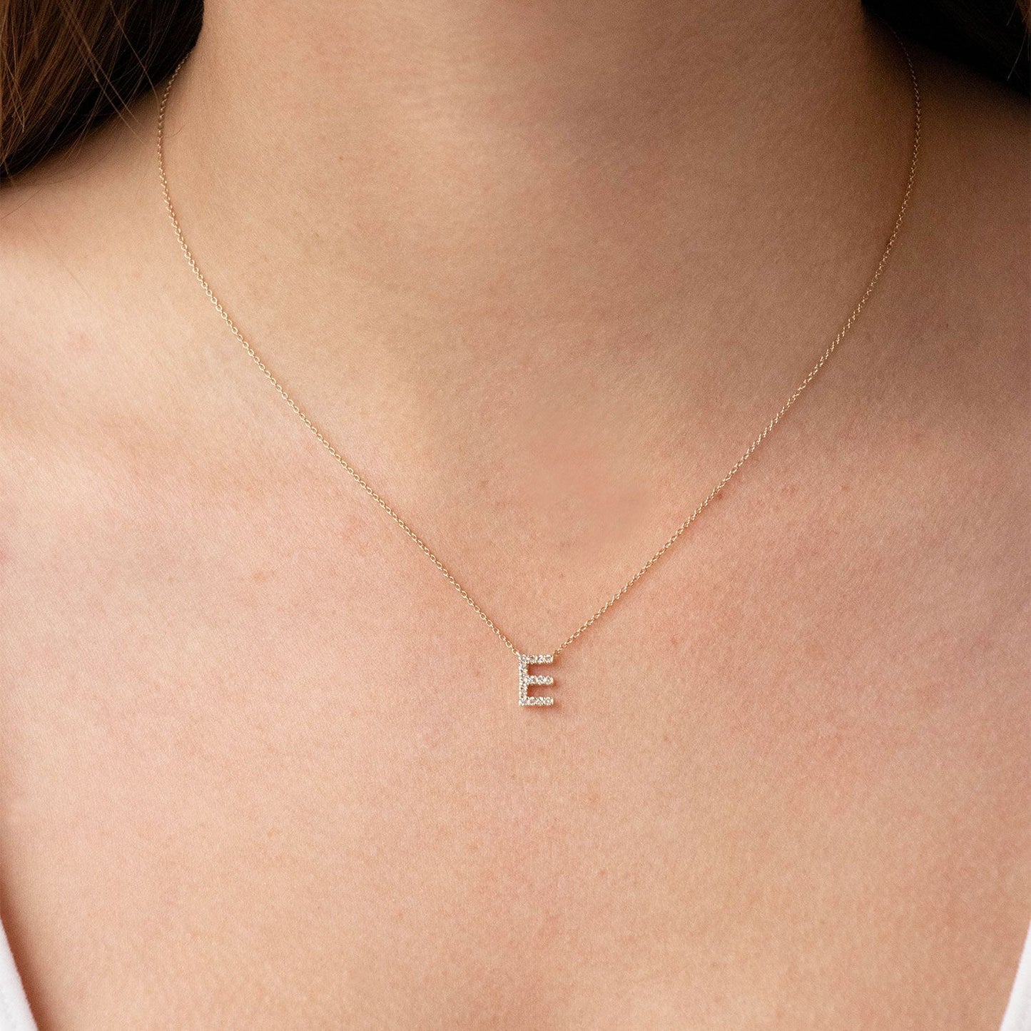 Eliana Diamond Initial Necklace