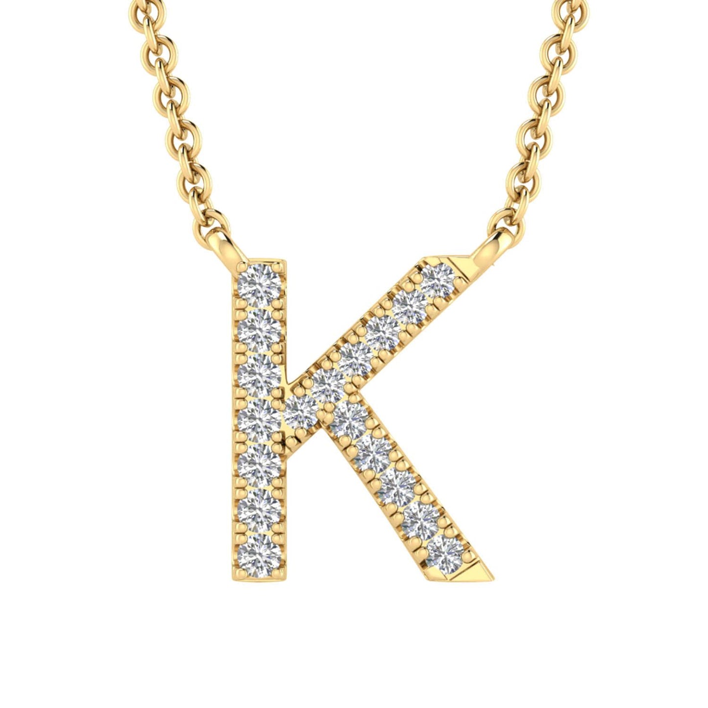 Eliana Diamond Initial Necklace