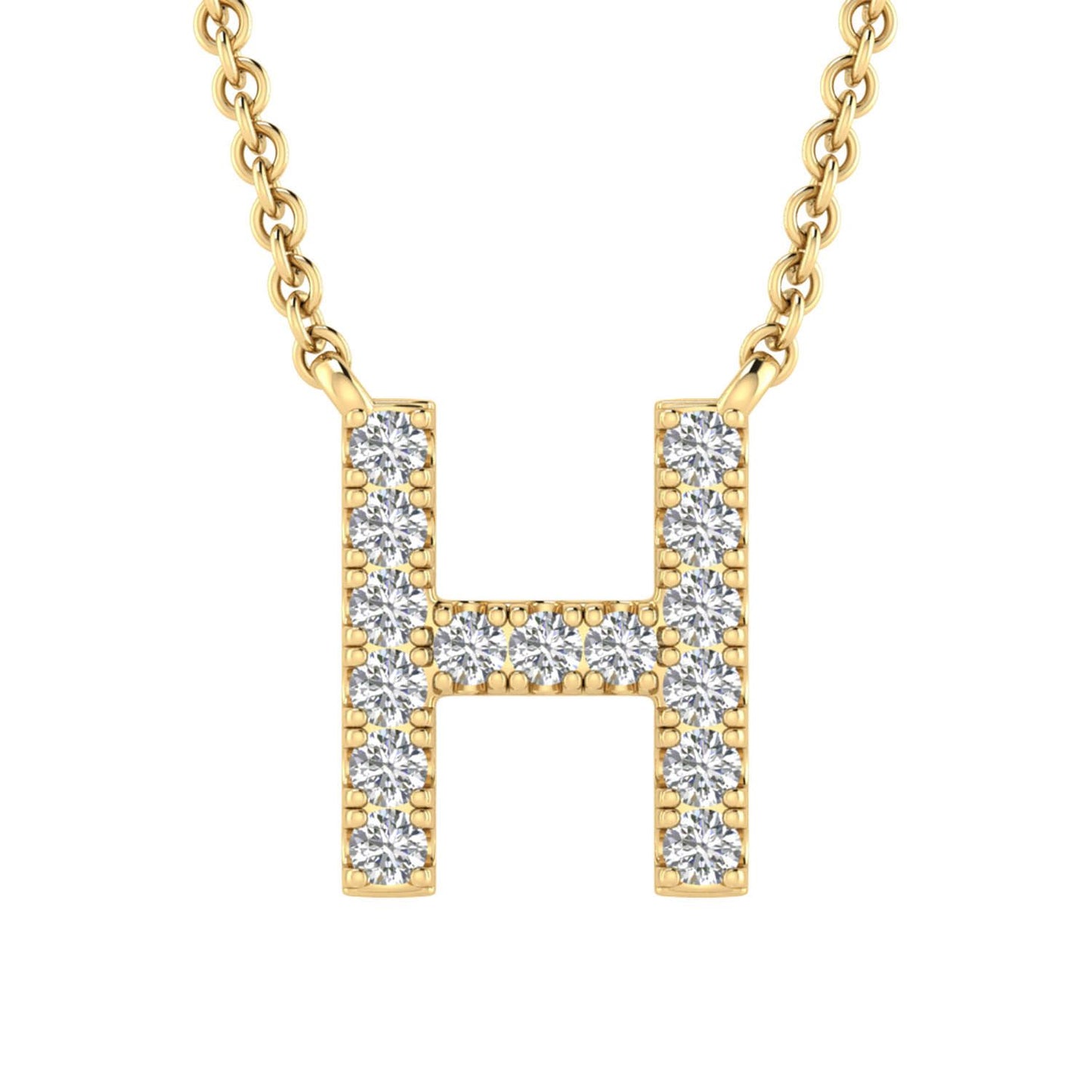 Eliana Diamond Initial Necklace