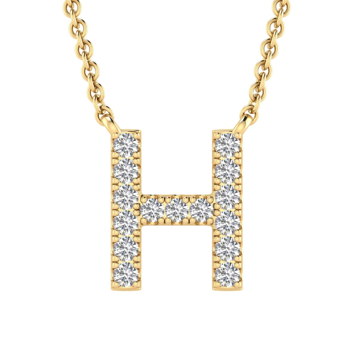 Eliana Diamond Initial Necklace