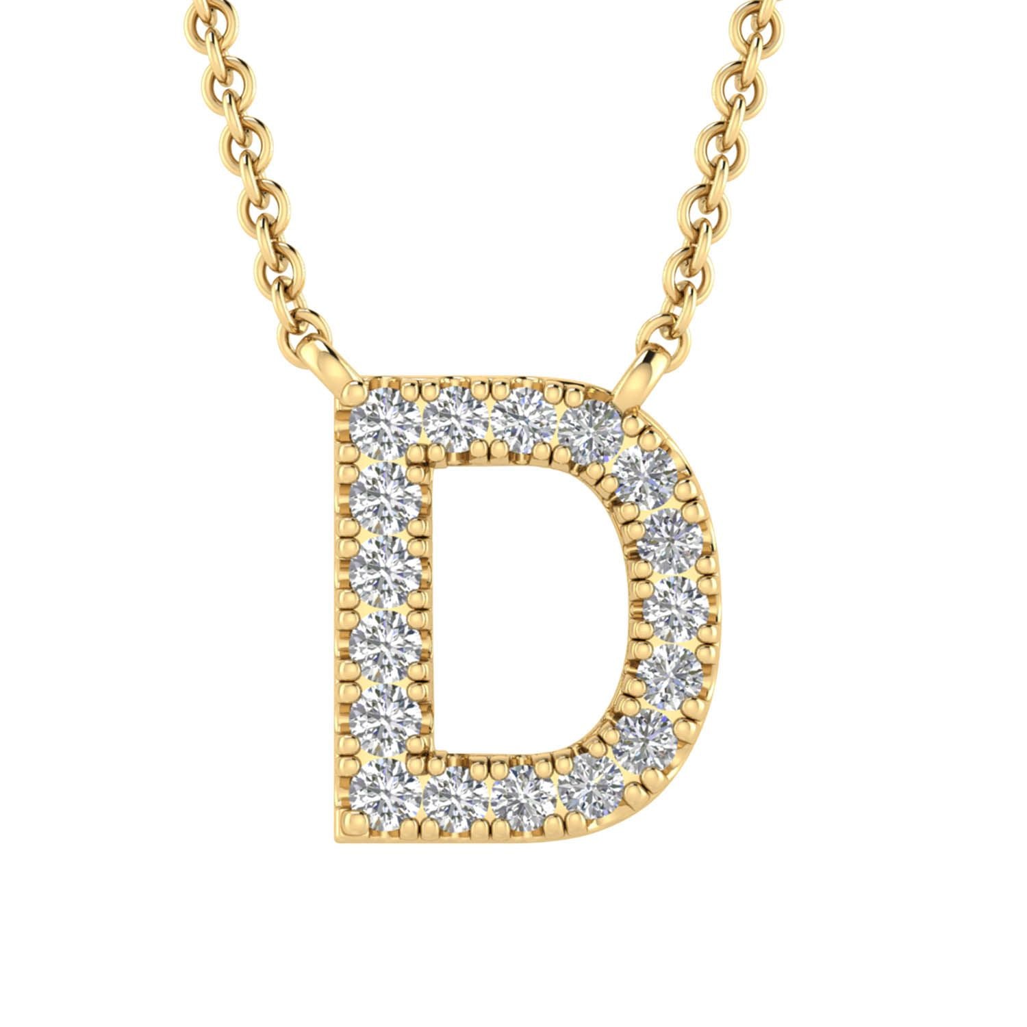 Eliana Diamond Initial Necklace
