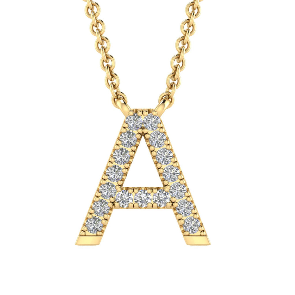 Eliana Diamond Initial Necklace