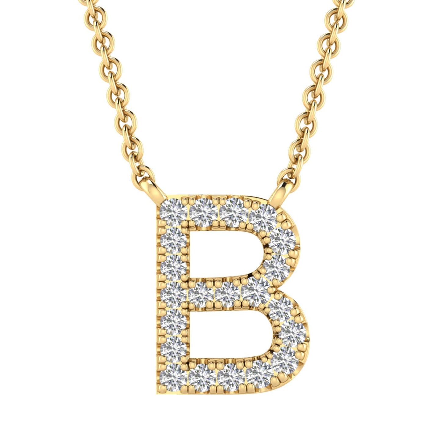 Eliana Diamond Initial Necklace