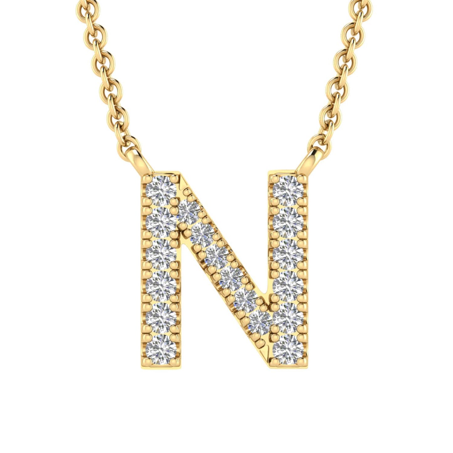 Eliana Diamond Initial Necklace