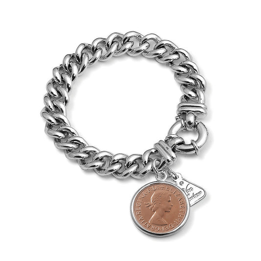 SMALL MAMA HALF PENNY BRACELET