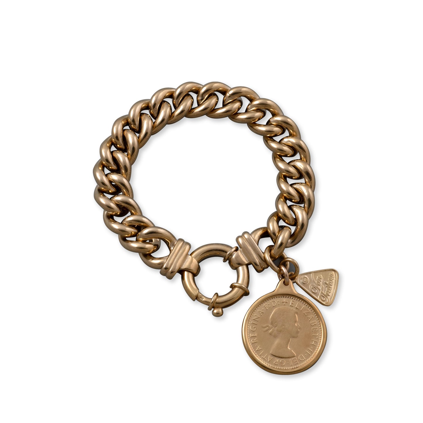 SMALL MAMA BRACELET WITH SHILLING