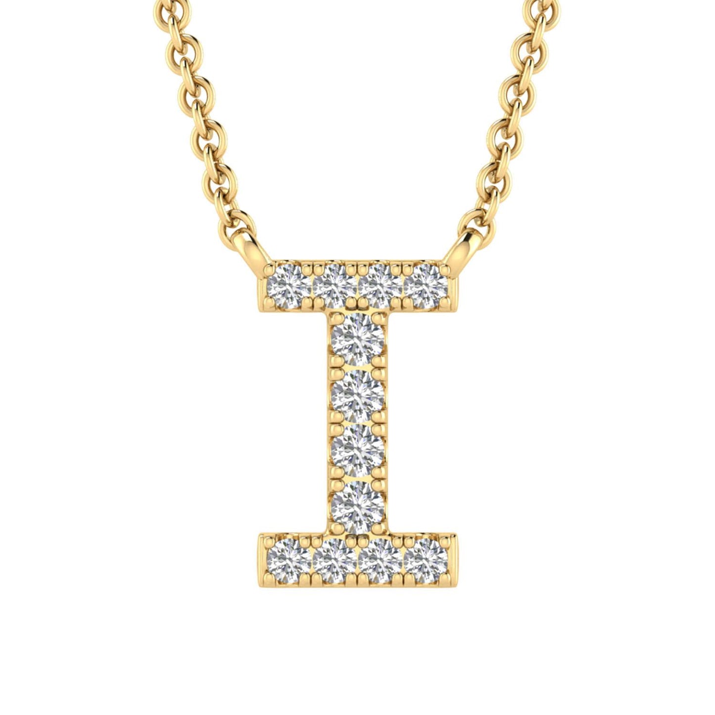 Eliana Diamond Initial Necklace
