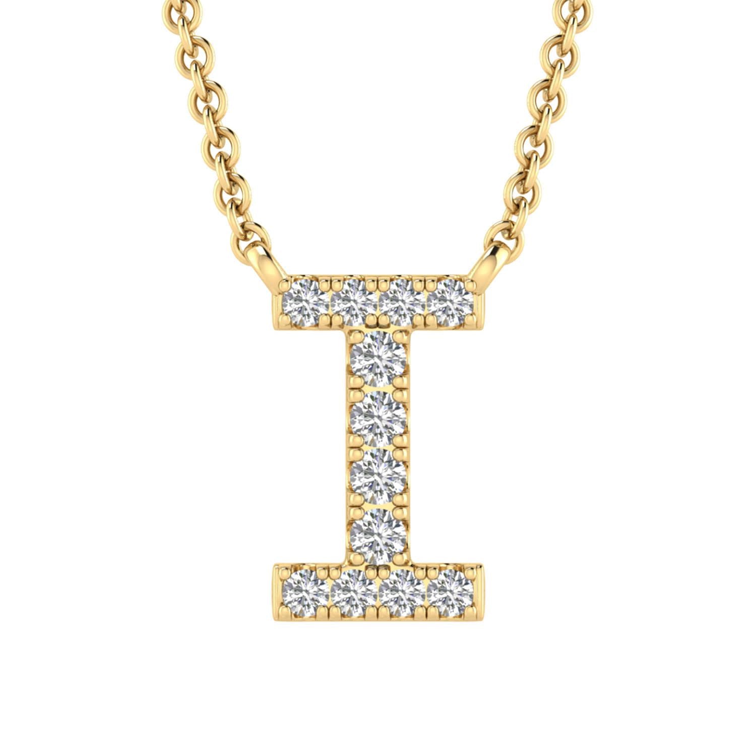 Eliana Diamond Initial Necklace
