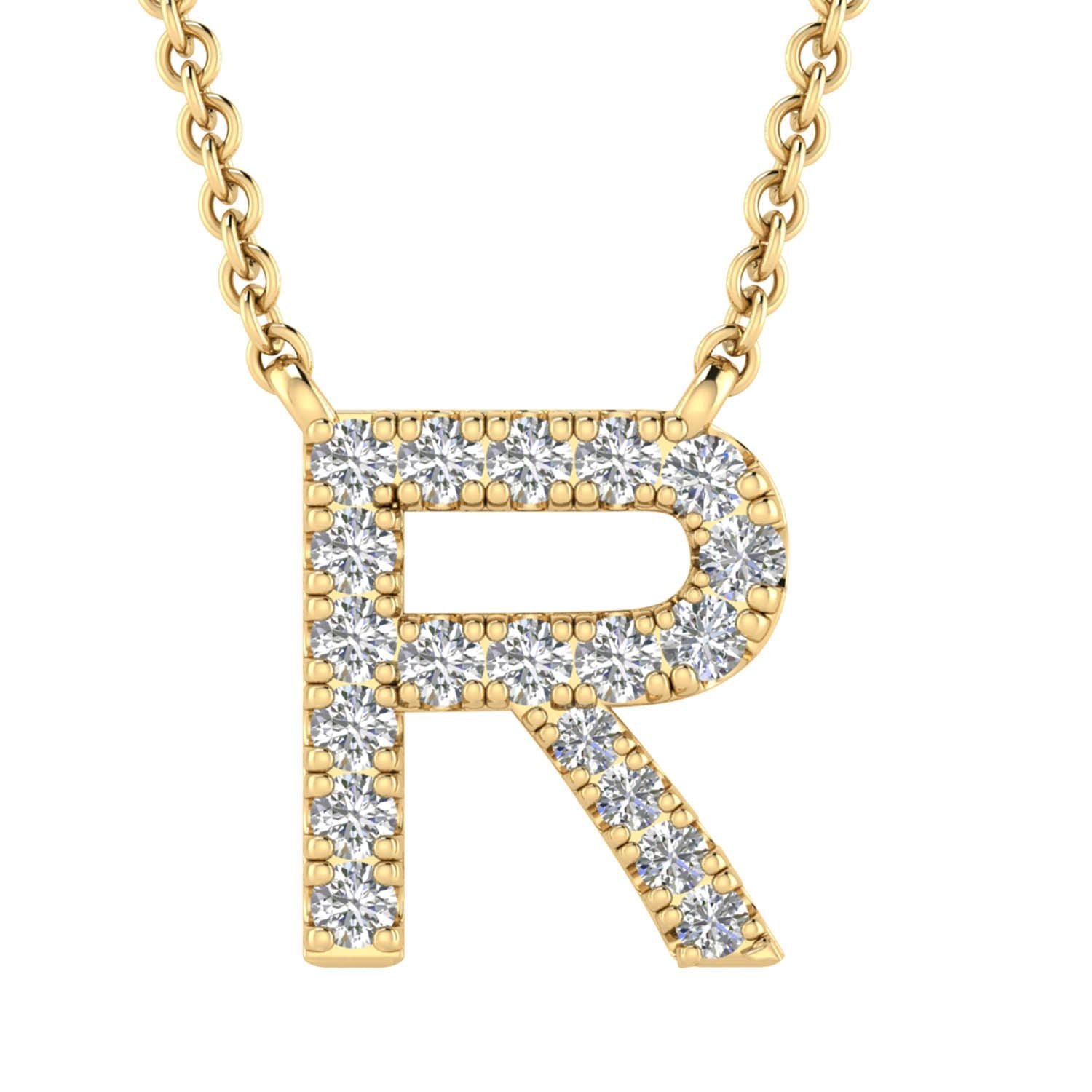 Eliana Diamond Initial Necklace