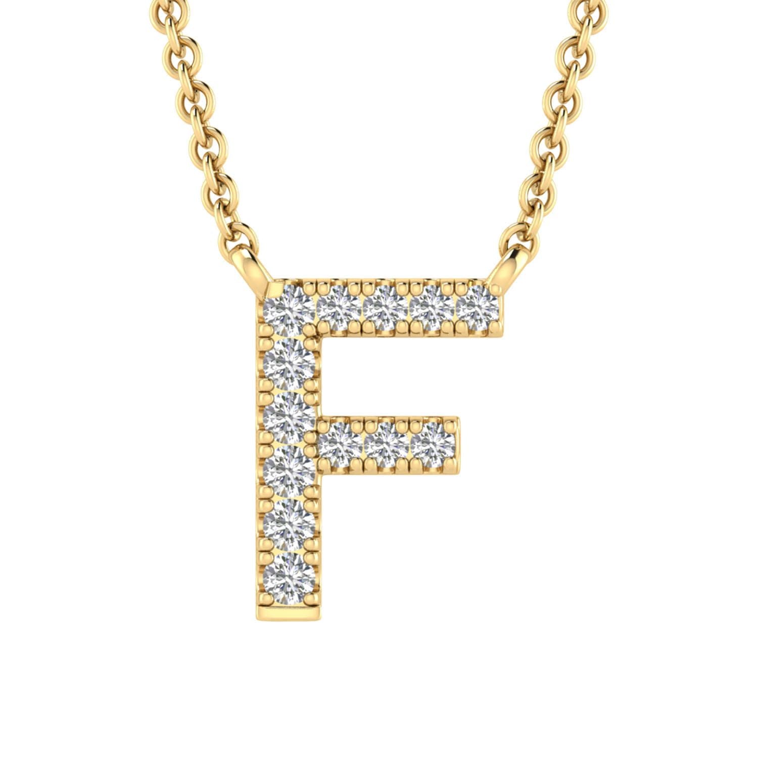 Eliana Diamond Initial Necklace