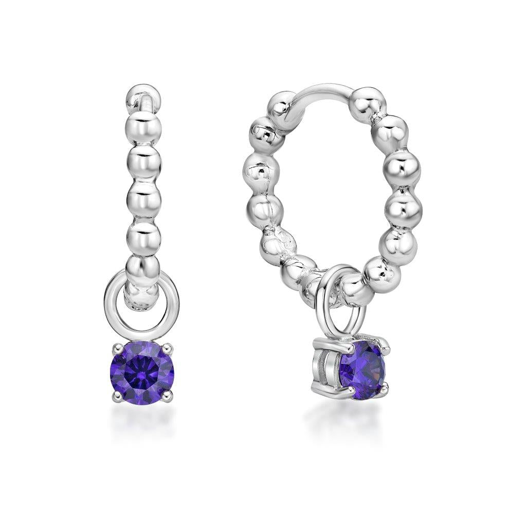 Birthstone Huggie