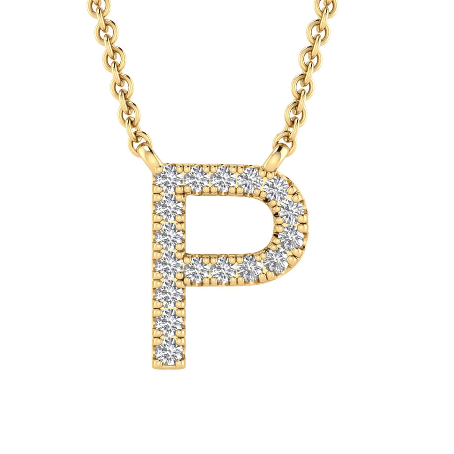 Eliana Diamond Initial Necklace