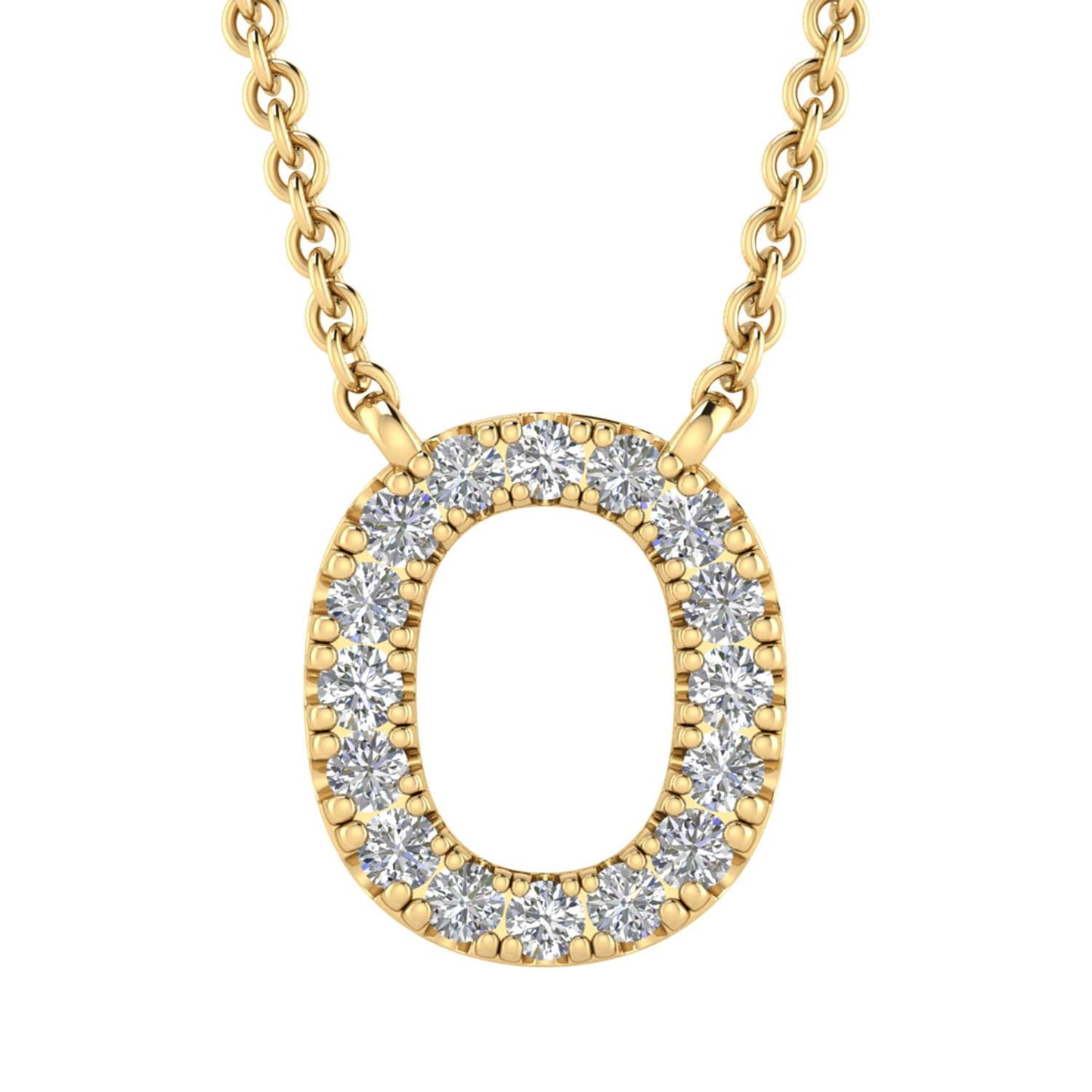 Eliana Diamond Initial Necklace