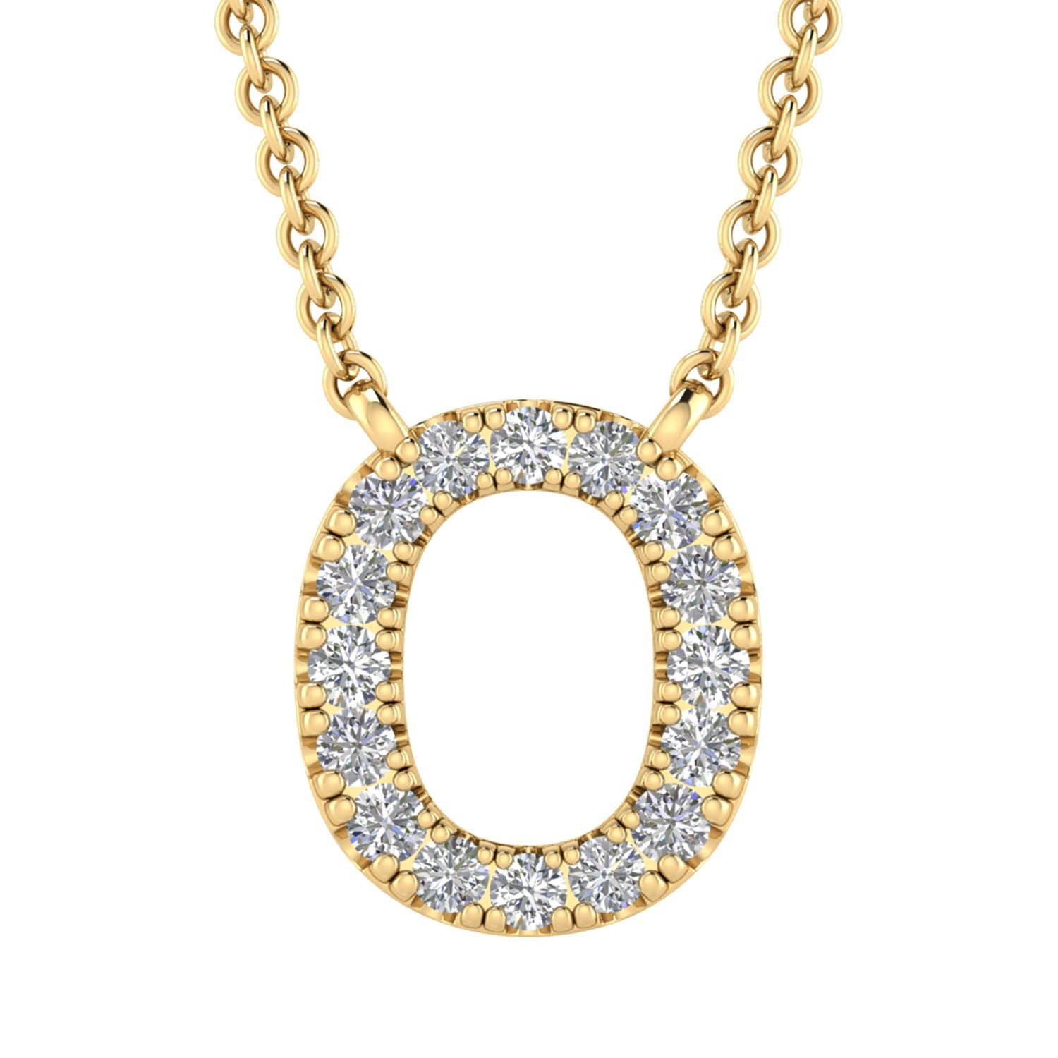 Eliana Diamond Initial Necklace