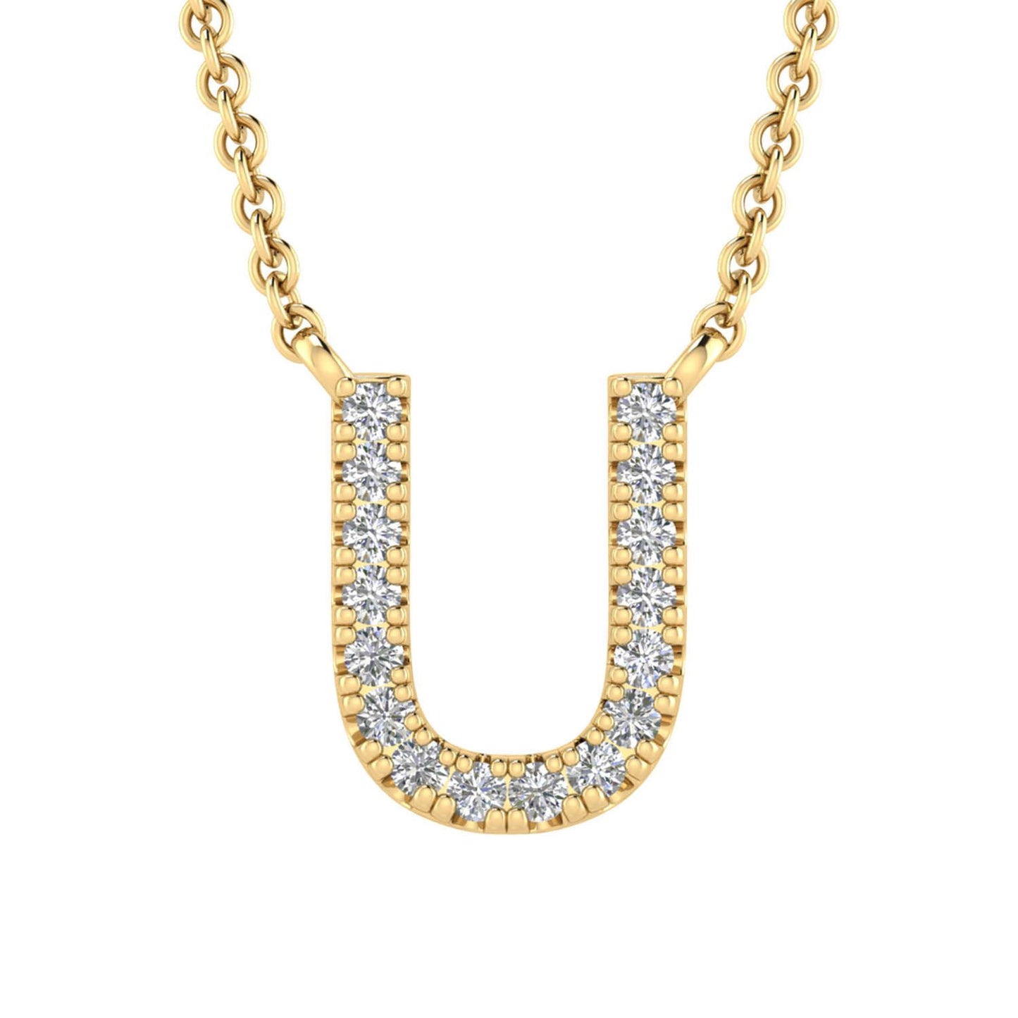 Eliana Diamond Initial Necklace