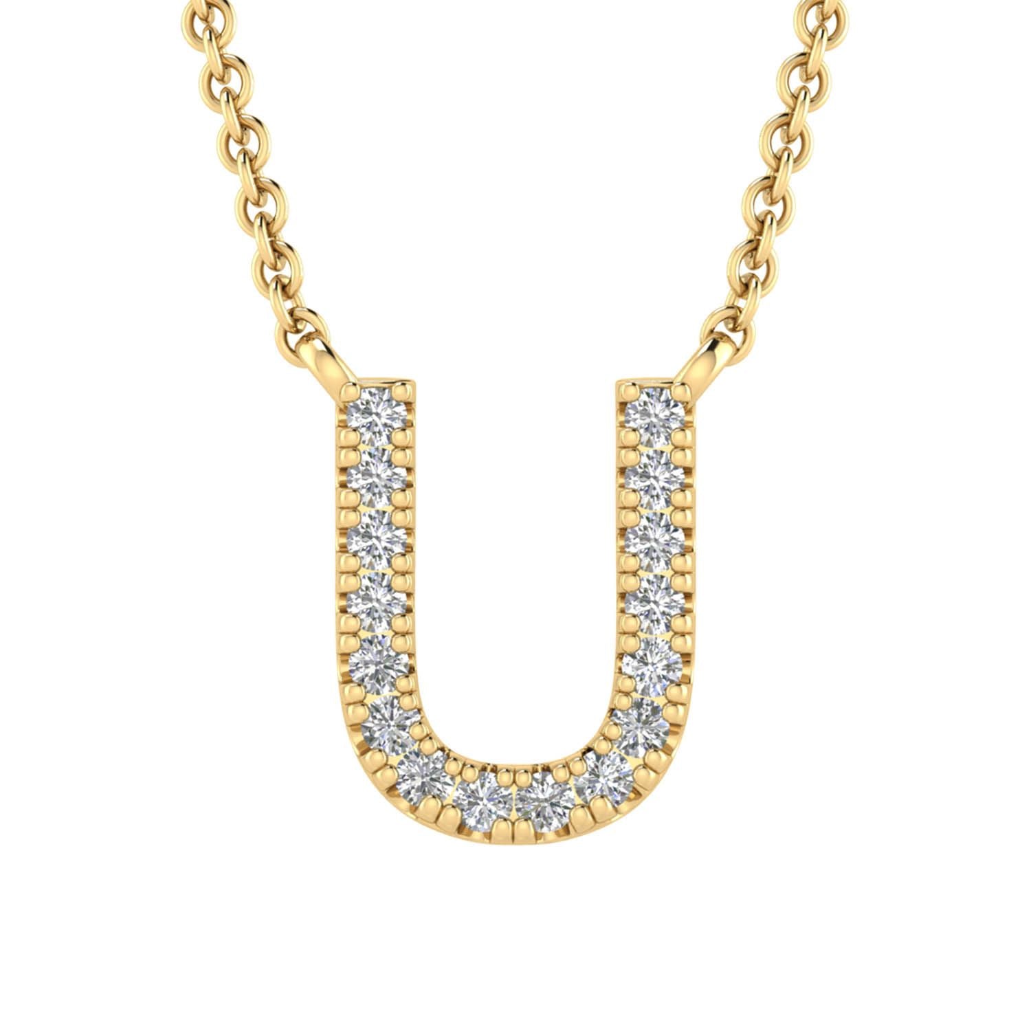 Eliana Diamond Initial Necklace