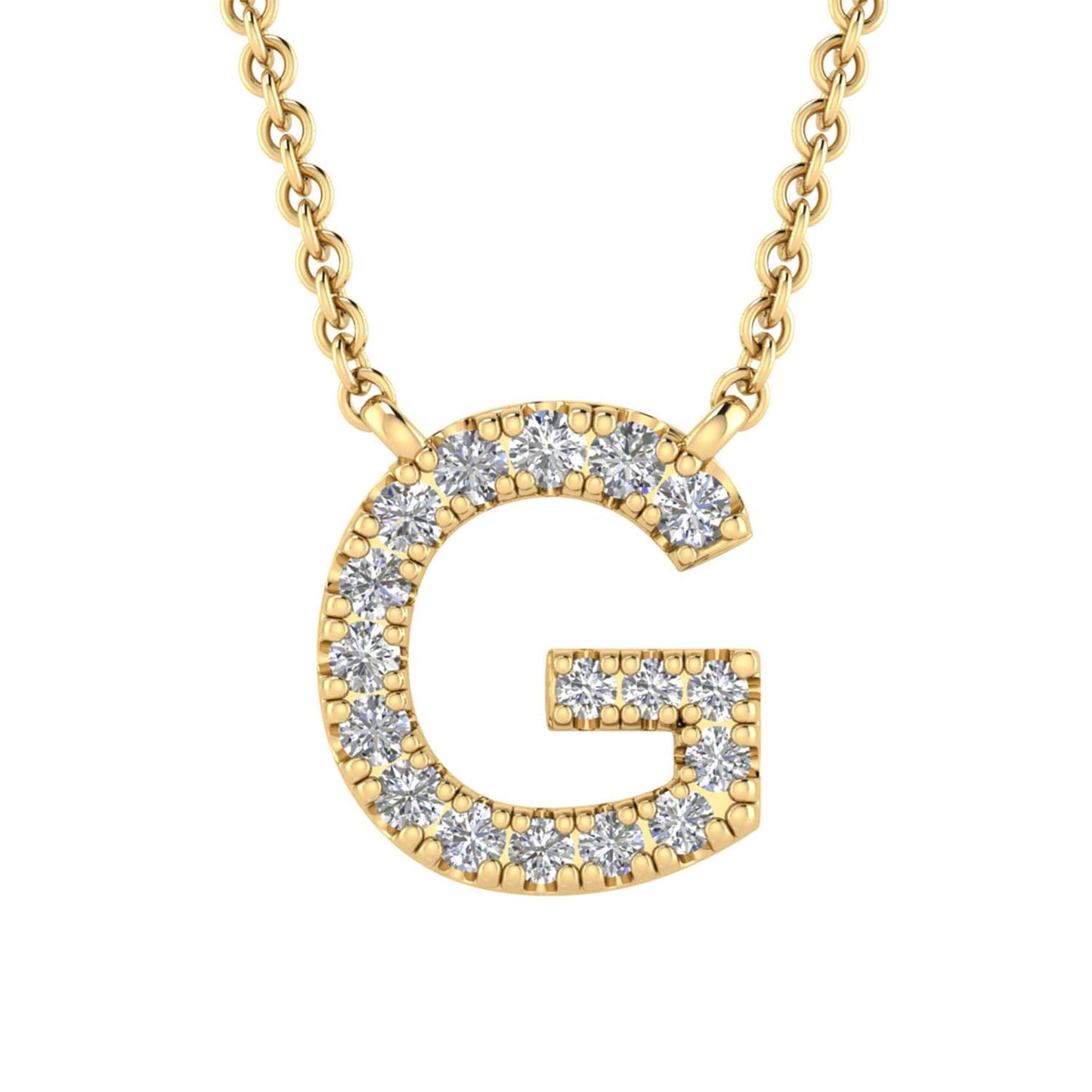 Eliana Diamond Initial Necklace