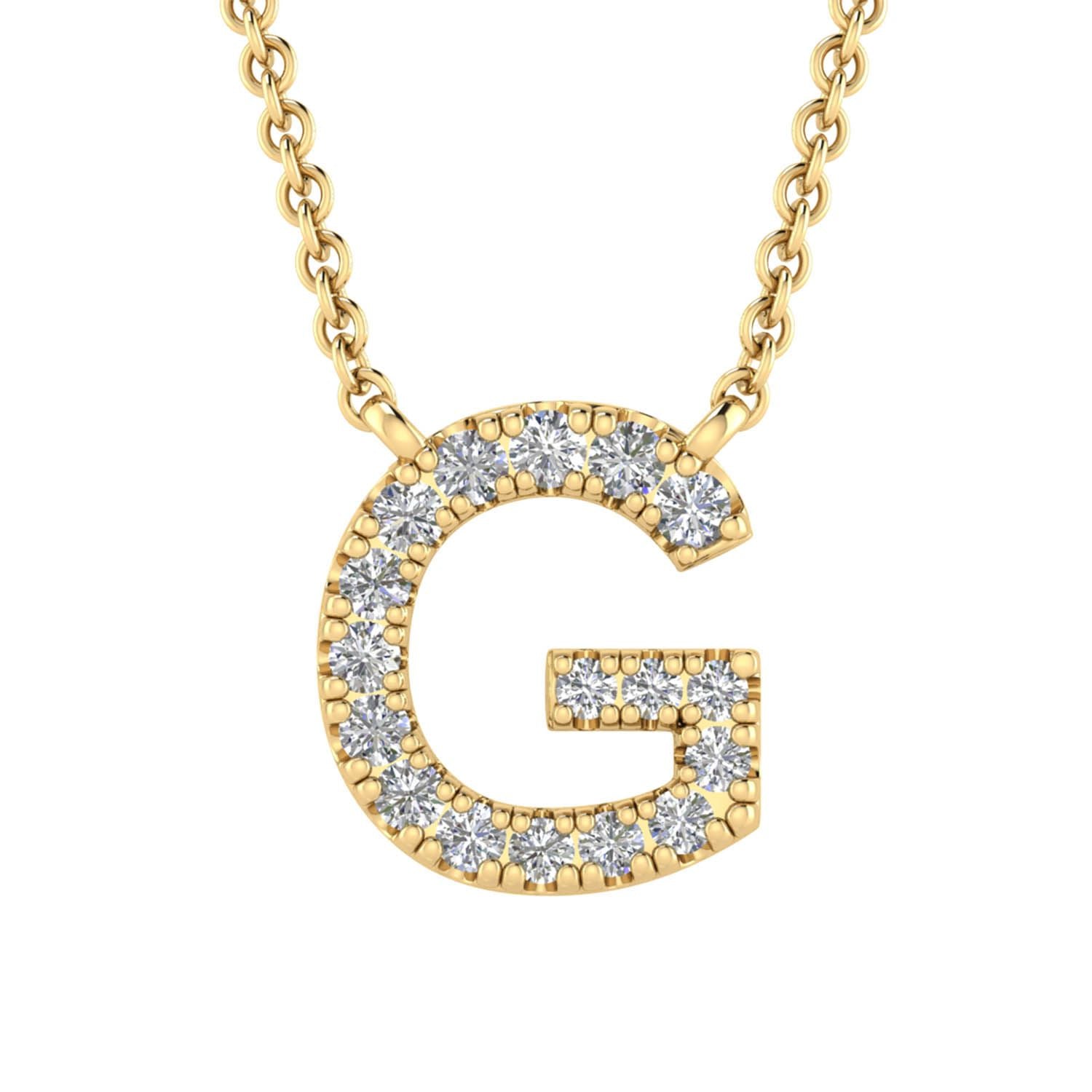 Eliana Diamond Initial Necklace