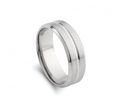 Nero Steel Mens Ring