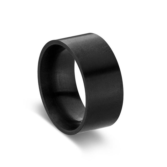 Nero Steel Mens Ring