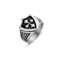 Nero Steel Mens Ring