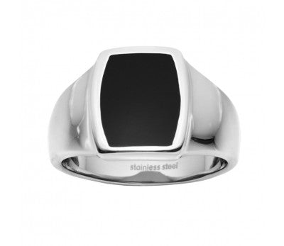 Nero Mens Steel Ring