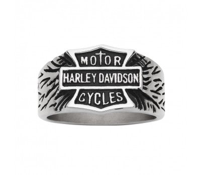 Nero Steel Mens Ring