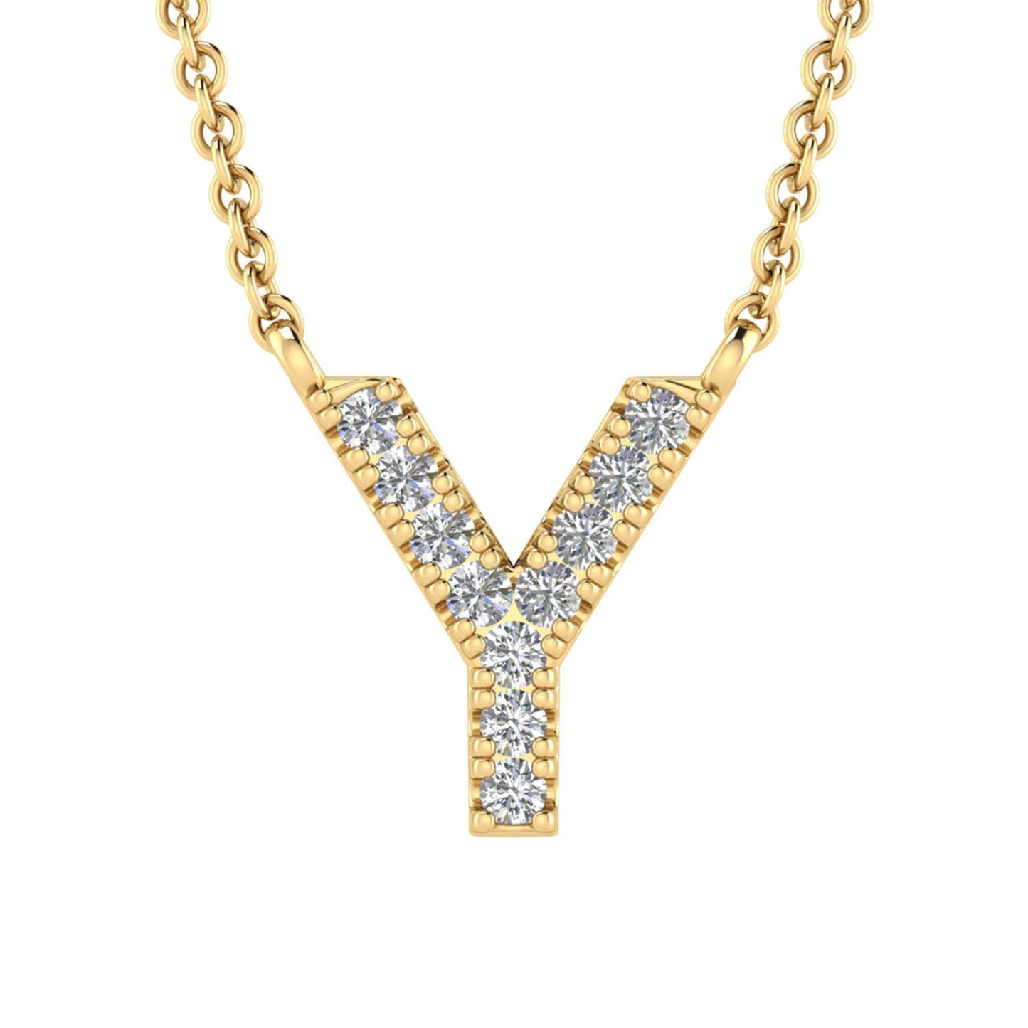 Eliana Diamond Initial Necklace