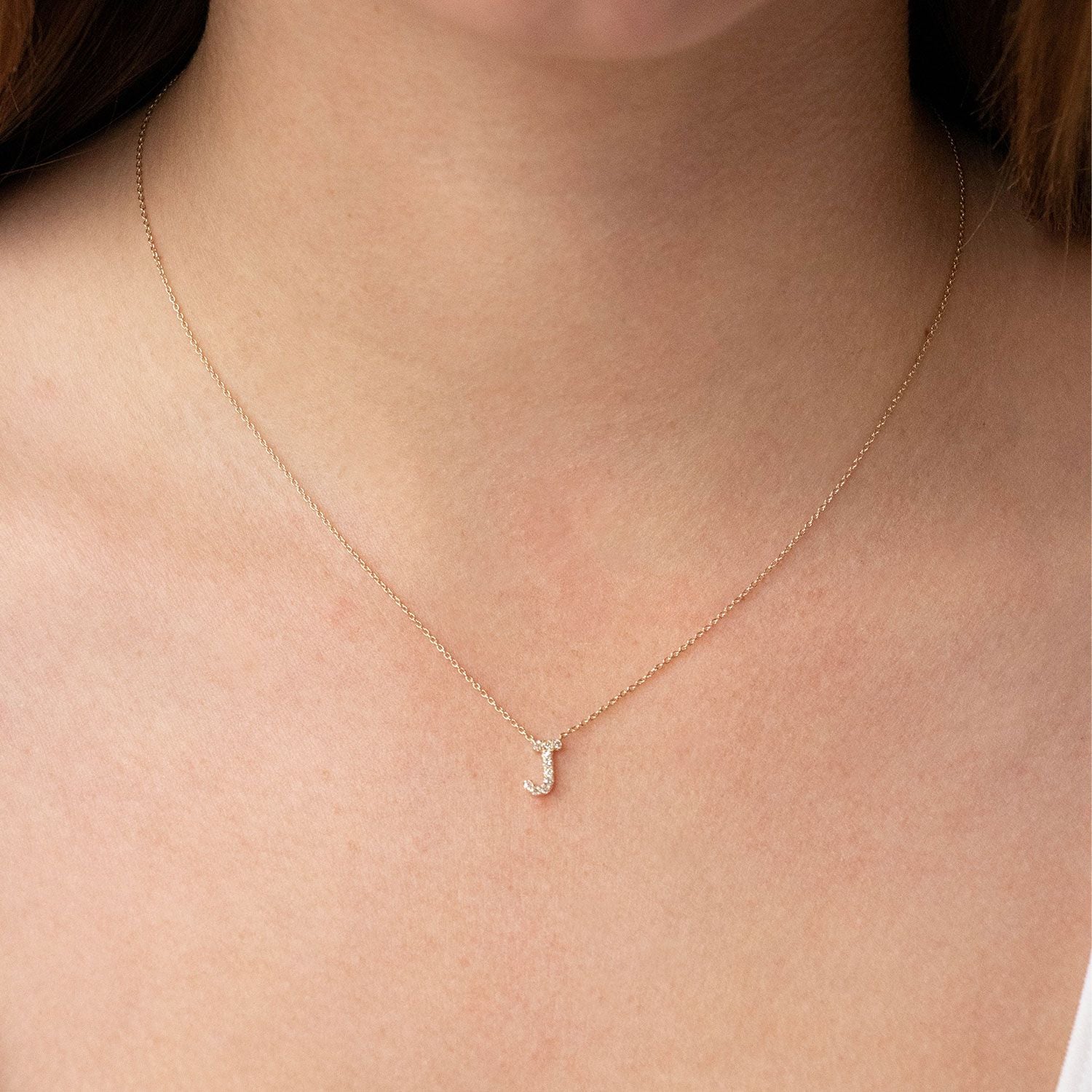 Eliana Diamond Initial Necklace