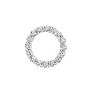 Circle of life diamond pendant