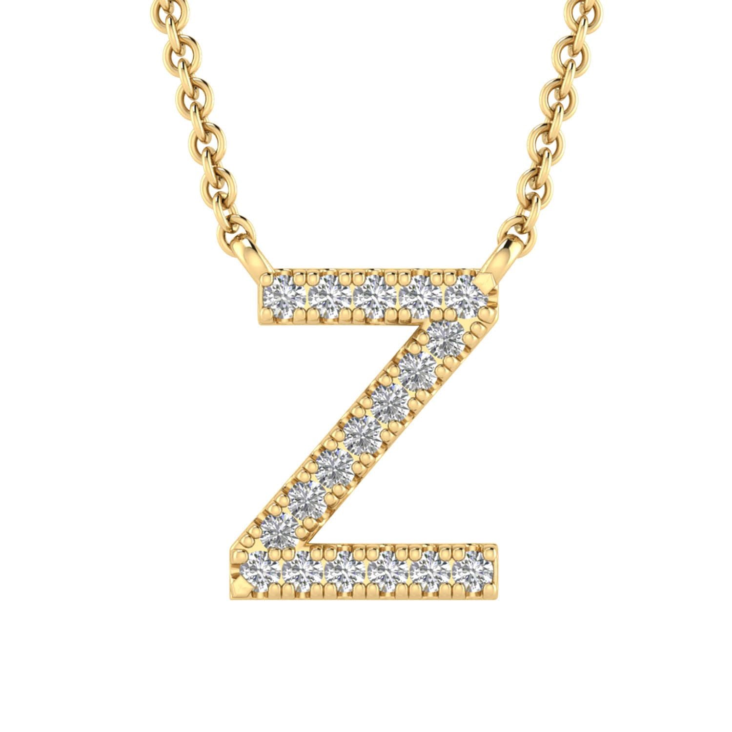 Eliana Diamond Initial Necklace