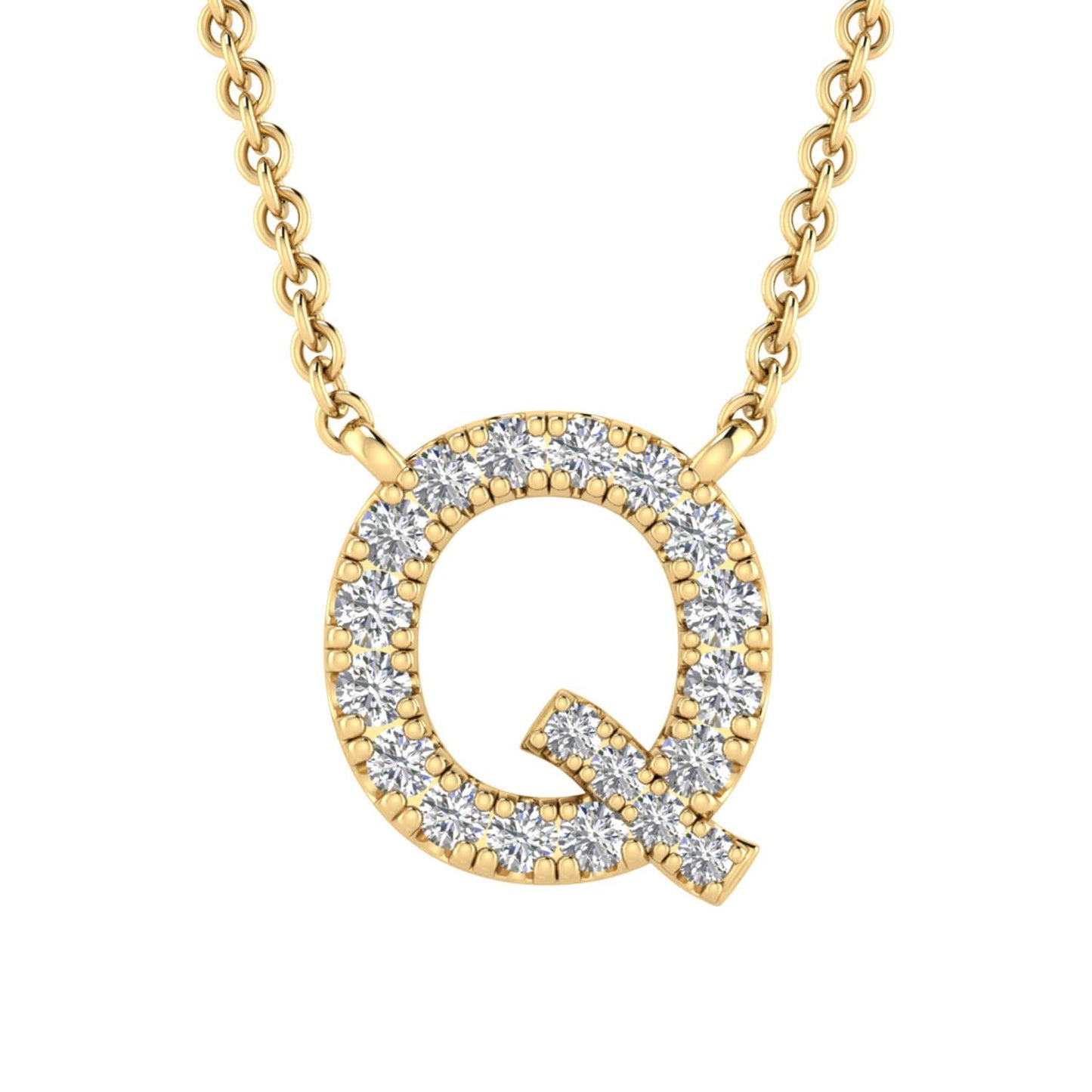 Eliana Diamond Initial Necklace